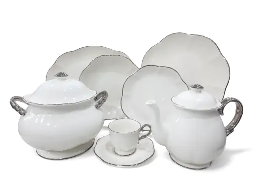 [BLOOM /PL] Dinner Set Imperial Collection Thailand Hi Tech Ceramic 85 pieces 12 person