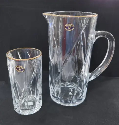 [125/510534210] Water Set Bohemia Copy China Crystal 7pcs 