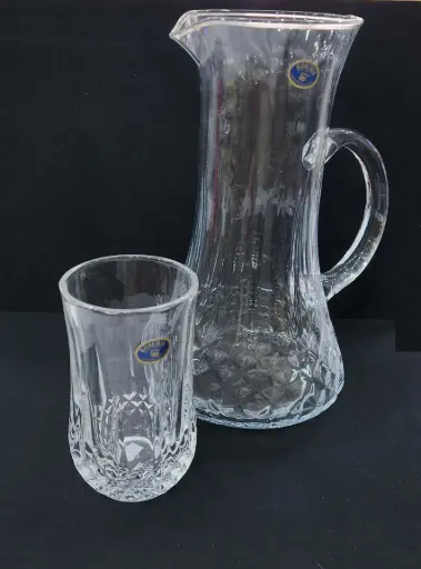 [85/30010249] Water Set Bohemia Copy China Crystal 7pcs 
