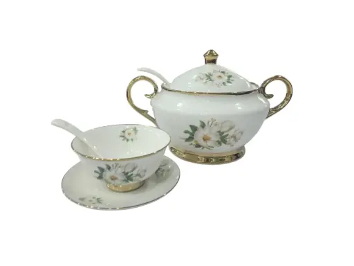 [125/37010101] Soup Set Bone China 