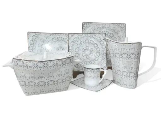 [S-1471/45] Dinner Set Royal Kingdams 61 pieces 8 person