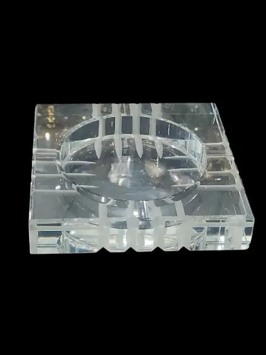 [115] Crystal Ashtray Bohemia 