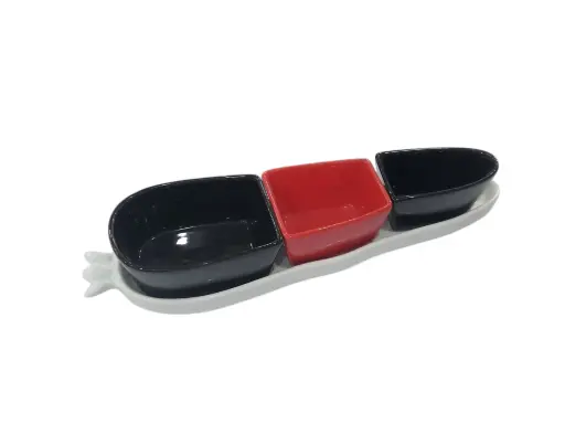 [32] Chip & Dip Snake Tray Ceramic