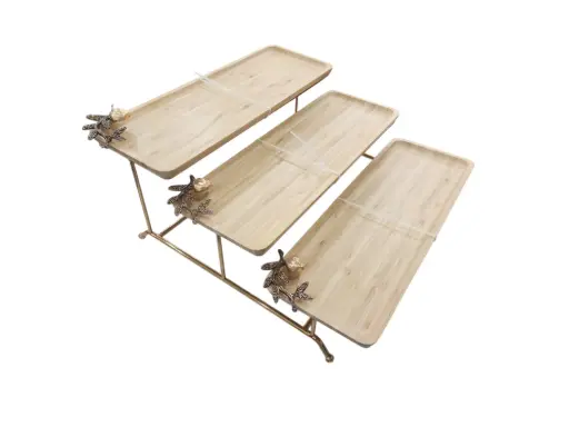 [275/440101275] Pastry & Snake Serving Plater with Stand 