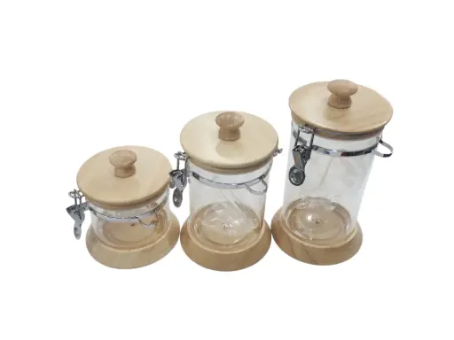 [145/500540020] Storage Jar 3 pcs