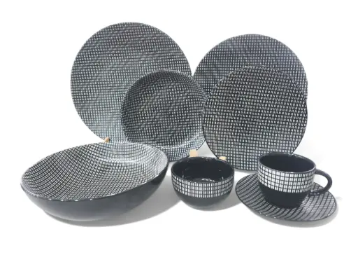[0064/75] Dinner Set The White House Stoneware 52 pieces 8 person