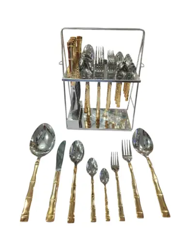 [32/6807119] Cutlery Set with stand Alpenberg 38 Pcs 6 Person 