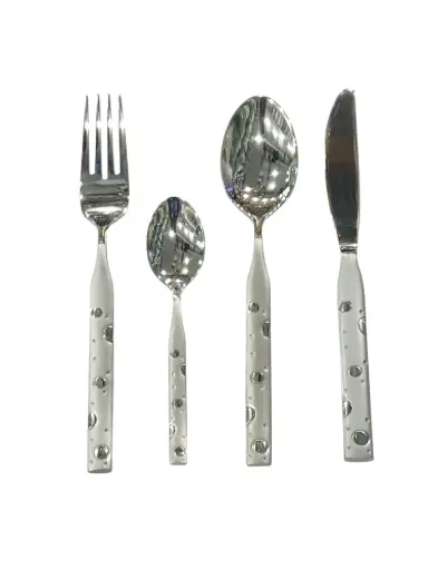 [195/7505804] Cutlery Set with Box Arshia 24 Pcs 6 Person 