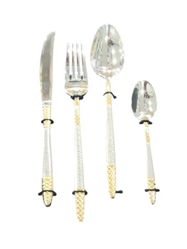 [125/4305007] Cutlery Set with Box 24 Pcs 6 Person
