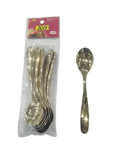 [14/70] Tea Spoon Gold 6 Pcs