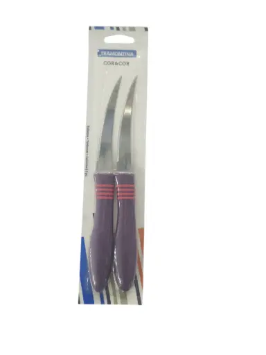 [750] Fruit knife 2 pcs Tramontina Brazil 