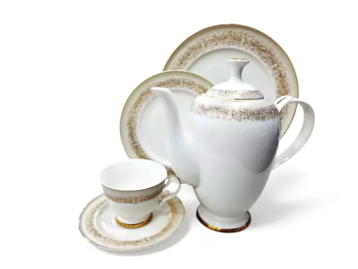 [Tsar] Tea Set Bone China Yamatos Collection 24 Pieces 6 Person