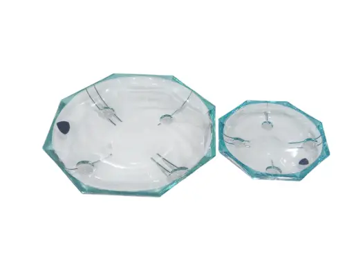 [1150] Cake Set Irena Crystal Poland 7 pcs