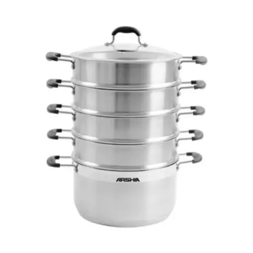 [4350] Arshia Stainless Steel Steamer Pot 32cm