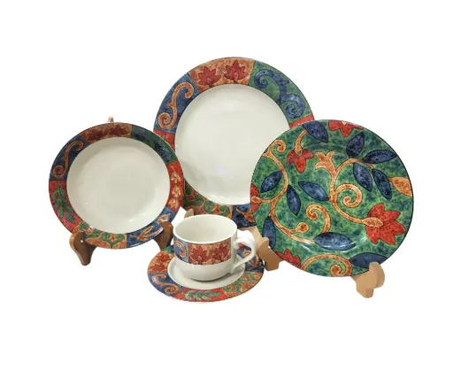 [007] White House Plate Set 30 Pieces 6 Person