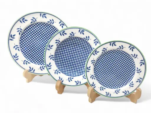 [03] Danny Home Plate Set 18 Pieces 6 Person
