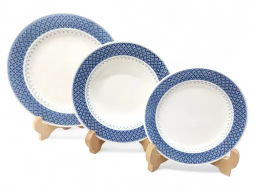 [18] Danny Home Plate Set 18 Pieces 6 Person