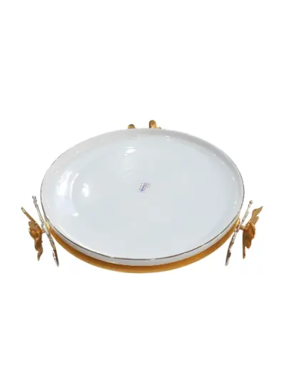 [85/34010613] Pastry Stand large Golden       