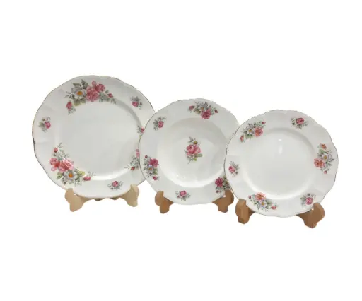 [Delight/ 18-P] Plate Set Imperial Collection 18 Pieces 6 Person