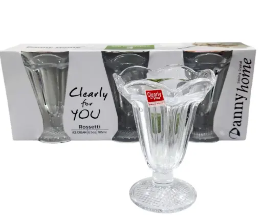 [106/6pcs] Glass Danny Home 6 Pieces 