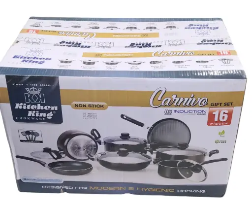 [480] Cooking Set Kitchen King Carnivo induction 16 Pieces 
