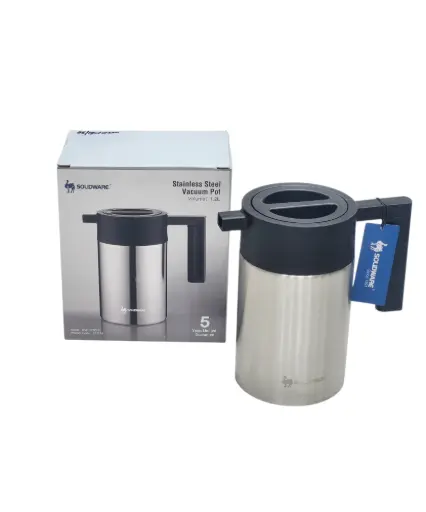 [103218/68/18010] Stainless Steel Vacuum Pot 1.2L Solidware 