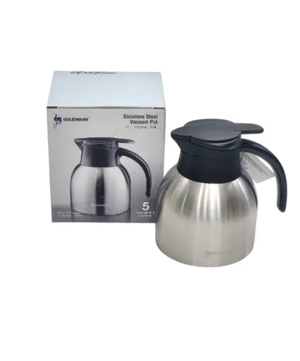 [103060/65/21] Stainless Steel Vacuum Pot 1.0L Solidware 