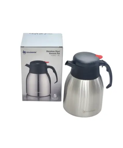 [103043/65/2307] Stainless Steel Vacuum Pot 1.5L Solidware 