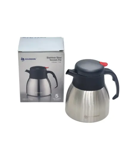[103041/60/2107] Stainless Steel Vacuum Pot 1.0L Solidware 