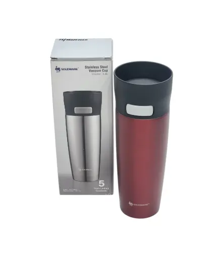 [101113/55/2601.] Stainless Steel Vacuum Cup 0.4L Solidware 