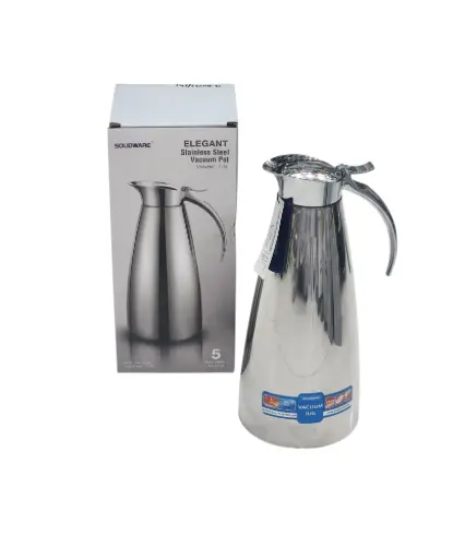 [103187/145/53010] Stainless Steel Vacuum Pot 1.3L Solidware 
