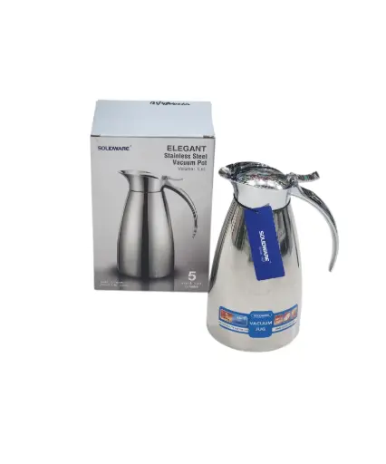 [103006/125/01006] Stainless Steel Vacuum Pot 0.6L Solidware 