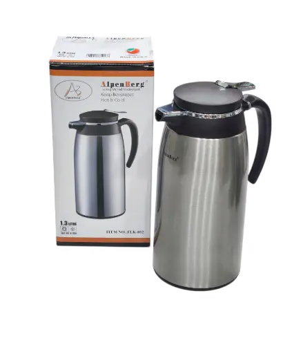 [FLK-052/65/20010]  Stainless Steel Vacuum Flask 1.3L Alpenberg