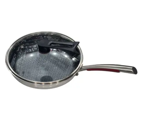[78/20//] Fry Pan with Lid 28cm Laser Coated  
