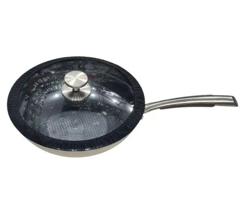 [87/30] Karahi with Lid 28cm Laser Coated