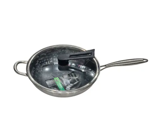 [85/30] Karahi with Lid 28cm Laser Coated 