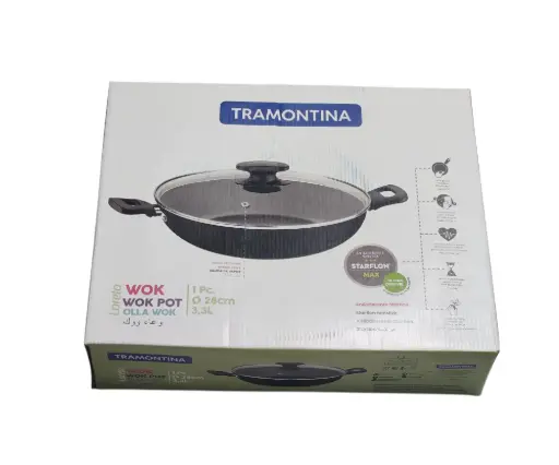 [95/35] Karahi with Lid 28cm Tramontina