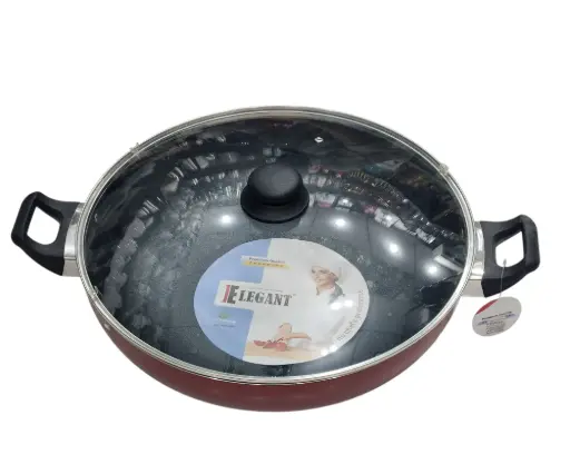 [105/37] Karahi with Lid 38cm Elegant 