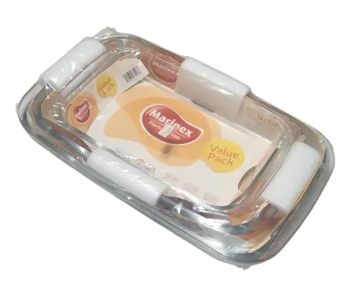 [85/24010011] Marinex Glass Square 3pcs 