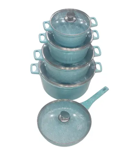 [375/-]  Cooking Set  None Stick 10pcs