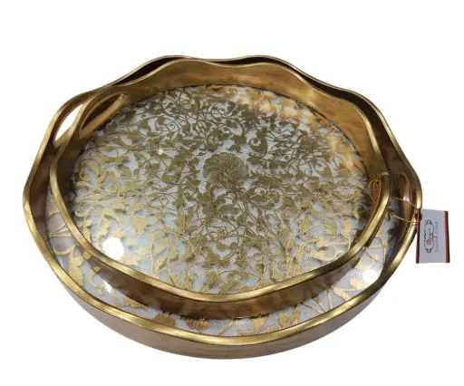 [125/4107297]  Serving Tray 2pcs Set Angela