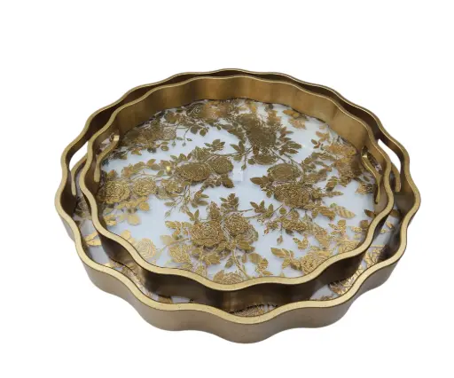 [125/4107297-]  Serving Tray 2pcs Set Angela