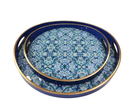 [125/4305150]  Serving Tray 2pcs Set Angela