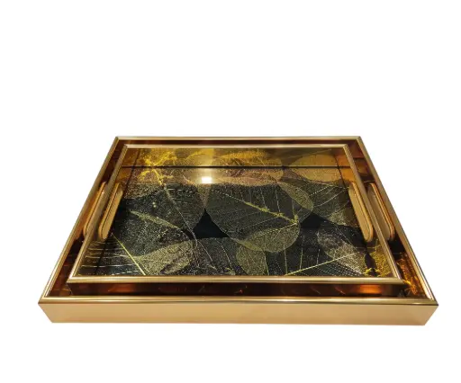 [105/46070040-]  Serving Tray 2pcs Set Angela