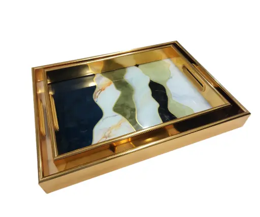 [105/4607007]  Serving Tray 2pcs Set Angela