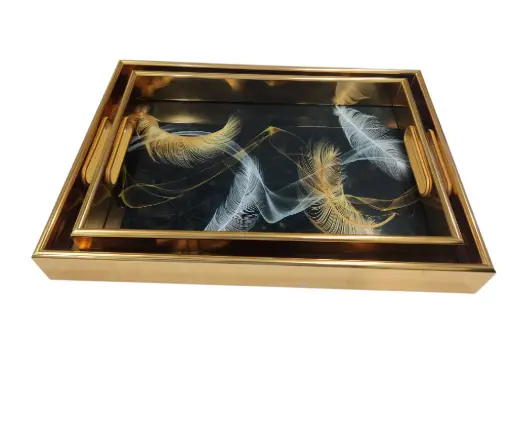 [105/4607002]  Serving Tray 2pcs Set Angela