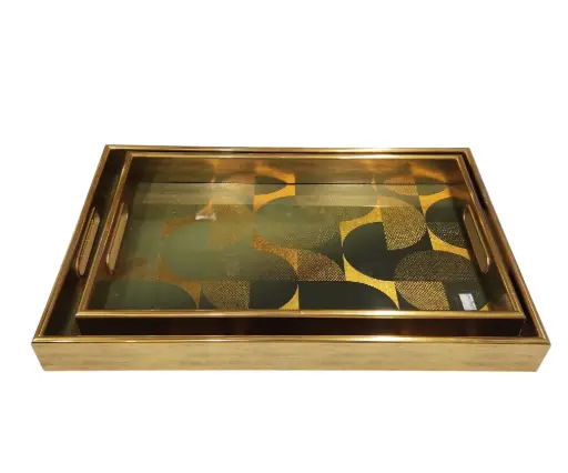 [11/460514083]  Serving Tray 2pcs Set Angela