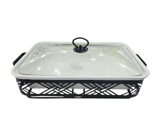[125/330101122] Brilliant 13.5" Round Casserole with Warmer  