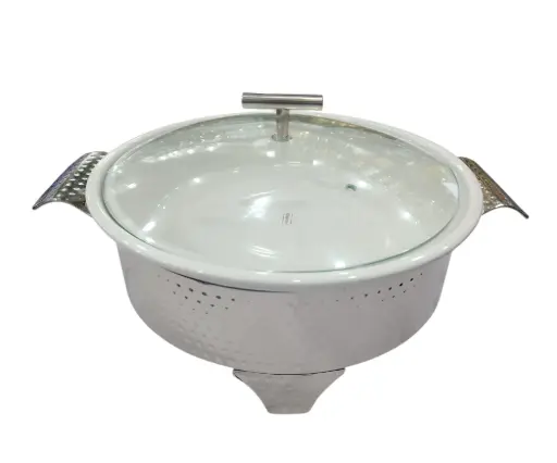 [135/44/070010] Brilliant  Food Warmer Silver Stand 12"  