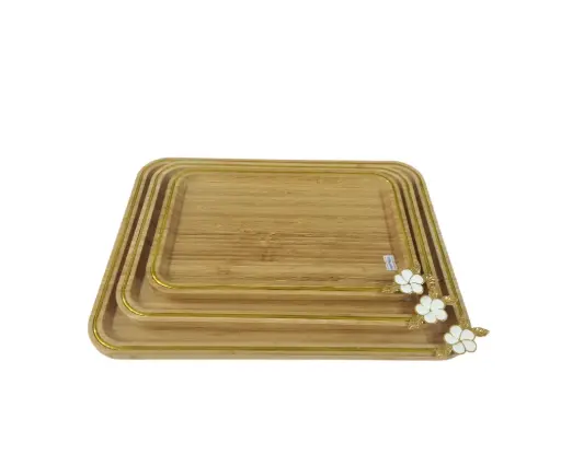 [85/33010/294/295/296] Serving Tray Set 3pcs 